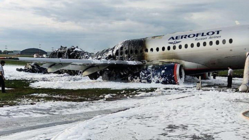 accident aviatic rusia avion in flacari