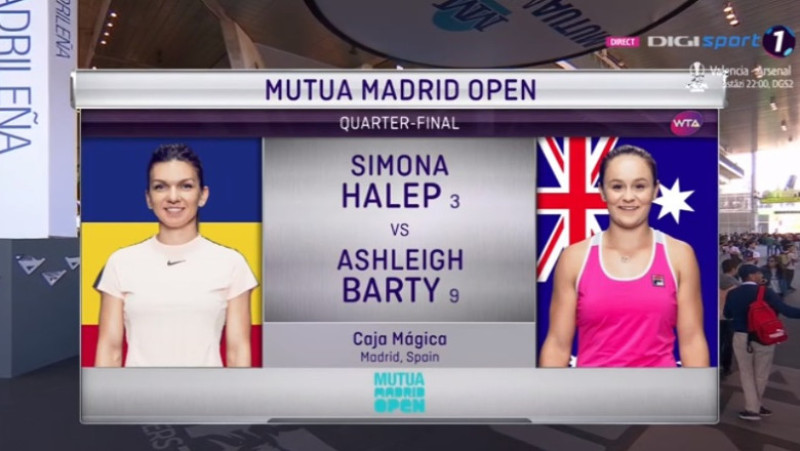 simona halep ashleigh barty madrid open 2019