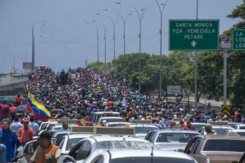 Demonstrations in Caracas