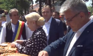 Elicopterul Vioricăi Dăncilă, aterizare cu peripeții din cauza unor vaci