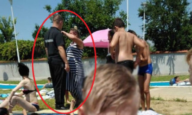 Scandal cu poliție la ștrandul din Lugoj pornit de la o femeie. Cum a intrat în bazin: oamenii au început să plece când au văzut