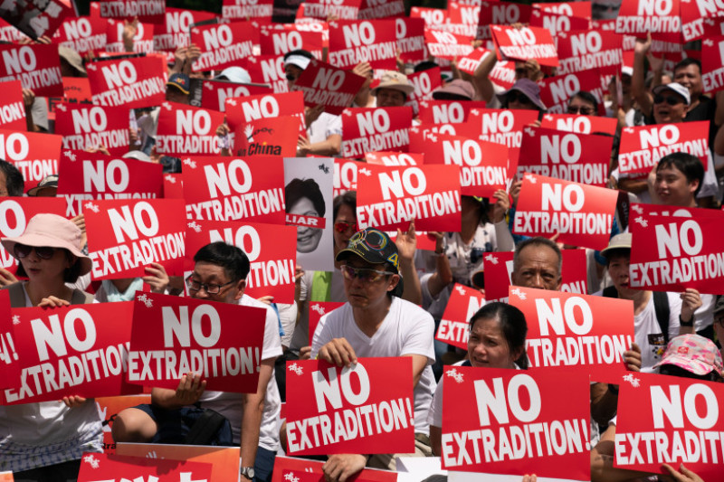 Hong Kongers Protest Over China Extradition Law