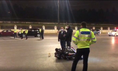 VIDEO. Un polițist de Rutieră a fost spulberat în fața Palatului Parlamentului