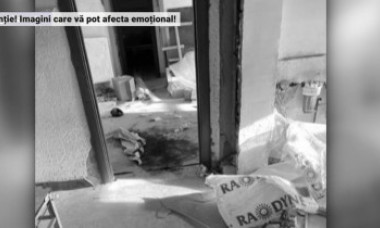 VIDEO. Primele imagini din apartamentul din Onești în care au fost uciși cei doi bărbați