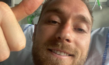 Christian Eriksen, selfie de pe patul de spital. Ce va face în continuare