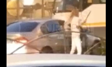 A fost reținută femeia cu macetă din BMW, implicată în agresiunea din trafic din în București. Bărbatul, plasat sub control judiciar