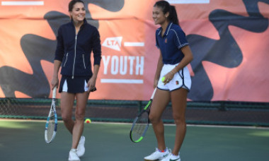 FOTO: Emma Răducanu și Ducesa de Cambridge au jucat împreună o partidă de tenis