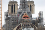 Views Of The Works Of Notre Dame De Paris, France - 25 Dec 2023