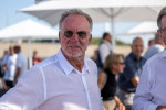 Franz Beckenbauer, FC Bayern Muenchen, Offizielle Einweihungsfeier des Denkmals zu Ehren von Gerd Müller, 12.09.2023 Mue