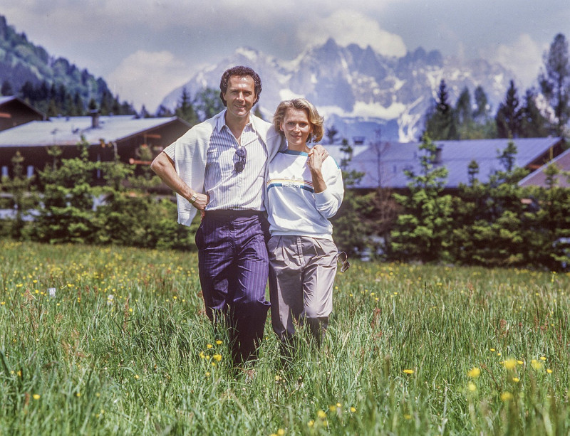 RECORD DATE NOT STATED Kitzbühel Franz Beckenbauer - Diana Sandmann Franz_Diana *** Kitzbühel Franz Beckenbauer Diana Sa