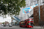 World Cup Messages displayed on the Tottenham Hotspur Stadium, London, UK - 20 Aug 2023