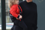 *EXCLUSIVE* Kyle Walker's pregnant ex Lauryn Goodman is seen out in Hove with her young son Kairo Walker, who she shares with Manchester City &amp; England football star.
