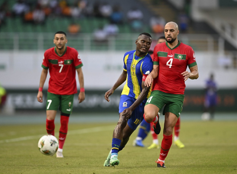 Football - 2023 Africa Cup of Nations - Finals - Morocco v Tanzania - Laurent Pokou Stadium - San Pedro - Cote dIvoire
