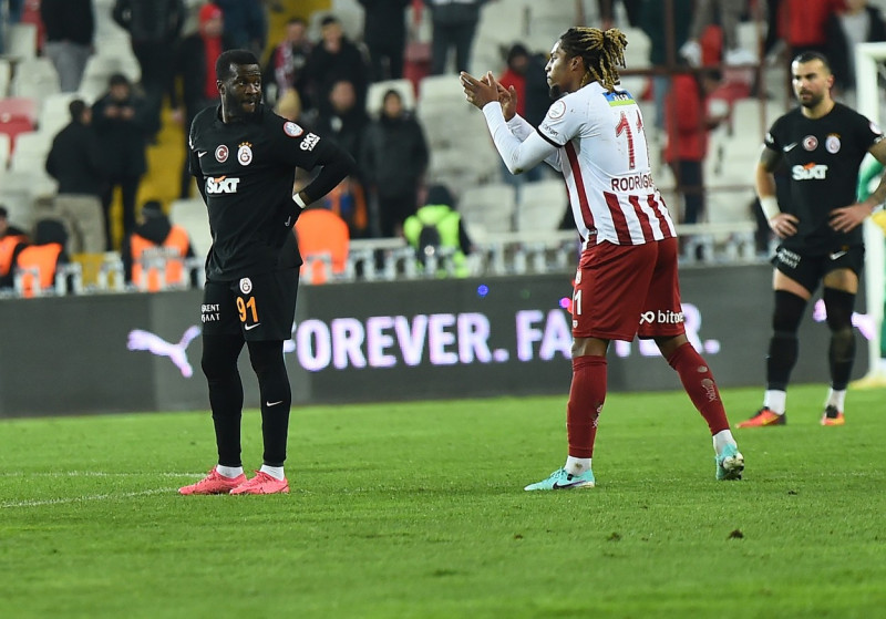 Turkish Super League match between Sivasspor and Galatasaray at 4 Eylul Stadium on January 11, 2024 in Sivas, Turkey.
