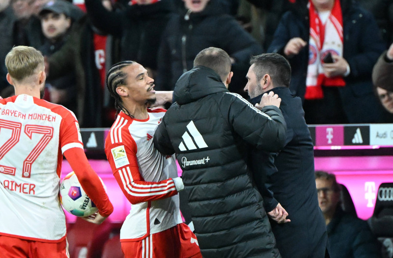 Fussball, Herren, Saison 2023/2024, 1. Bundesliga (13. Spieltag, Nachholspiel), FC Bayern München - 1. FC Union Berlin,