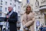 Brigitte Macron et Didier Deschamps lancent la 35eme opĂ� ration pieces jaunes Ă� Lyon, le 10/01/20234. Photo Sandrine The