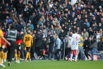 Emirates FA Cup Fourth Round West Bromwich Albion v Wolverhampton Wanderers Crowd troubles stop play as the two sets of