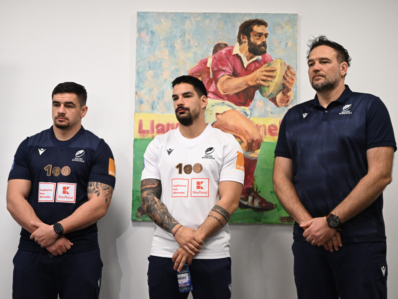 RUGBY:CONFERINTA DE PRESA PREZENTARE TRICOU NATIONALA ROMANIEI (1.02.2024)