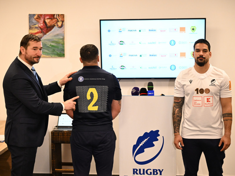 RUGBY:CONFERINTA DE PRESA PREZENTARE TRICOU NATIONALA ROMANIEI (1.02.2024)