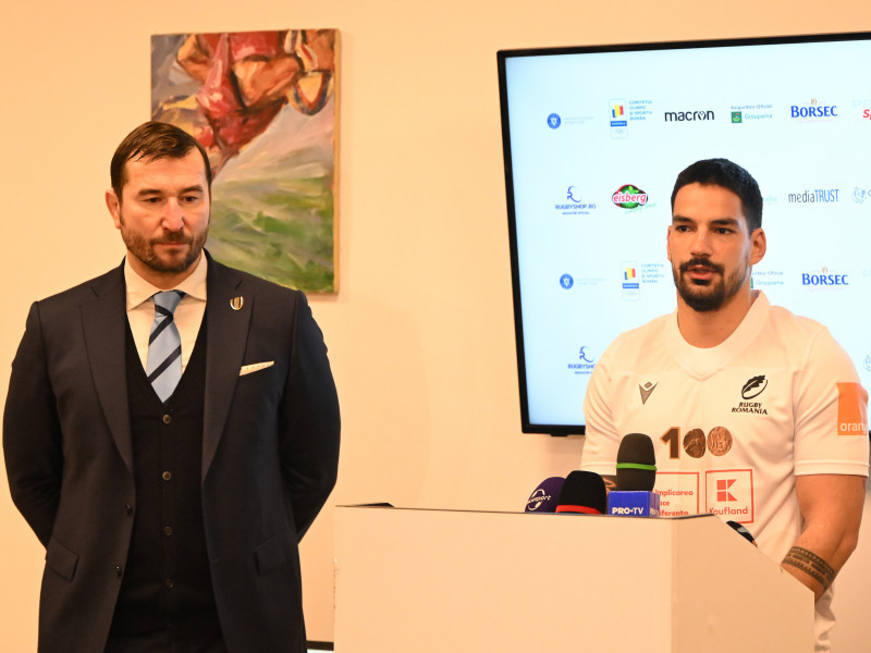 RUGBY:CONFERINTA DE PRESA PREZENTARE TRICOU NATIONALA ROMANIEI (1.02.2024)