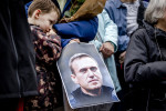 Vigil on Dam Square for Navalny's death