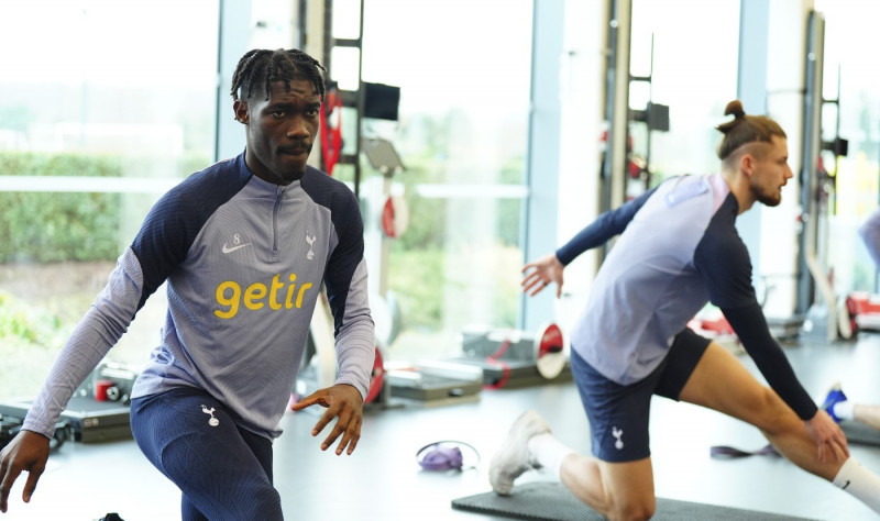 Tottenham Hotspur First Team Training, Hotspur Way Training Centre, Enfield, UK - 20 Feb 2024