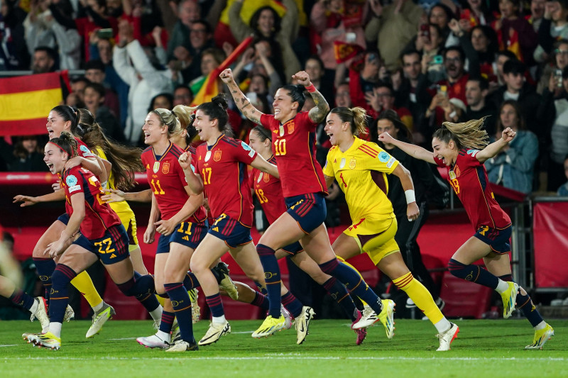 UEFA Womens Nations League Final - Spain v France - Estadio Olimpico de Sevilla, Sevilla, Spain, February 28th 2024:, Sevilla, Andalucia, Spain - 28 Feb 2024