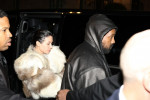 *PREMIUM-EXCLUSIVE* Bianca Censori steps out in very racy outfit with Kanye as they return to the Ritz Hotel after dinner in Paris