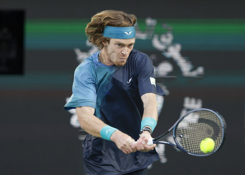 Andrey Rublev, Dubai Duty Free Tennis Championships, Dubai, U.A.E. Tennis - Dubai Tennis Championships 2024 - ATP, Tenni