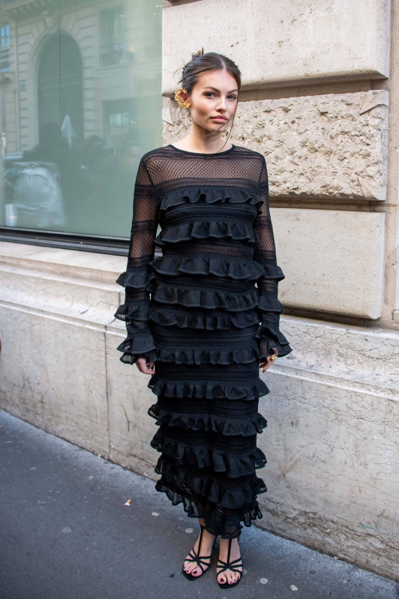 Thylane Blondeau attends the Zimmermann Womenswear Fall Winter 2024 2025