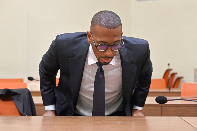 Munich, Deutschland. 02nd Nov, 2022. Jerome BOATENG in the courtroom. appeals process. Criminal proceedings against Jerome B. on suspicion of bodily harm (Caribbean?) on November 2nd, 2022 before the Higher Regional Court of Munich II, OLG/dpa/Alamy Live