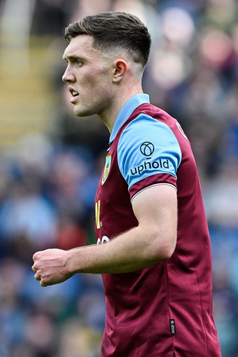 Dara O'Shea of Burnley during the Premier League match Burnley vs Bournemouth at Turf Moor, Burnley, United Kingdom, 3rd March 2024(Photo by Cody Froggatt/News Images)