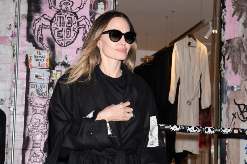 Angelina Jolie Sighting in NYC