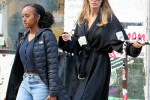 Angelina Jolie and Zahara Jolie-Pitt leave Atelier Jolie in New York City