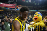 Turkish Airlines EuroLeague Regular Season Round 32 match between Fenerbahce Beko Istanbul and Alba Berlin at Ulker Sports Arena on March 29, 2024 in Istanbul, Turkey.