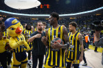 Turkish Airlines EuroLeague Regular Season Round 32 match between Fenerbahce Beko Istanbul and Alba Berlin at Ulker Sports Arena on March 29, 2024 in Istanbul, Turkey.