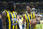 Turkish Airlines EuroLeague Regular Season Round 32 match between Fenerbahce Beko Istanbul and Alba Berlin at Ulker Sports Arena on March 29, 2024 in Istanbul, Turkey.