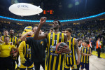 Turkish Airlines EuroLeague Regular Season Round 32 match between Fenerbahce Beko Istanbul and Alba Berlin at Ulker Sports Arena on March 29, 2024 in Istanbul, Turkey.