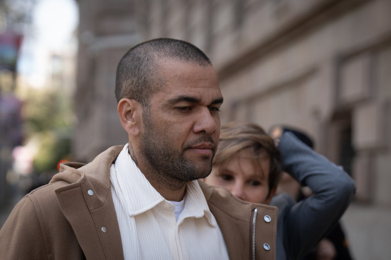 Dani Alves At The Court - Barcelona