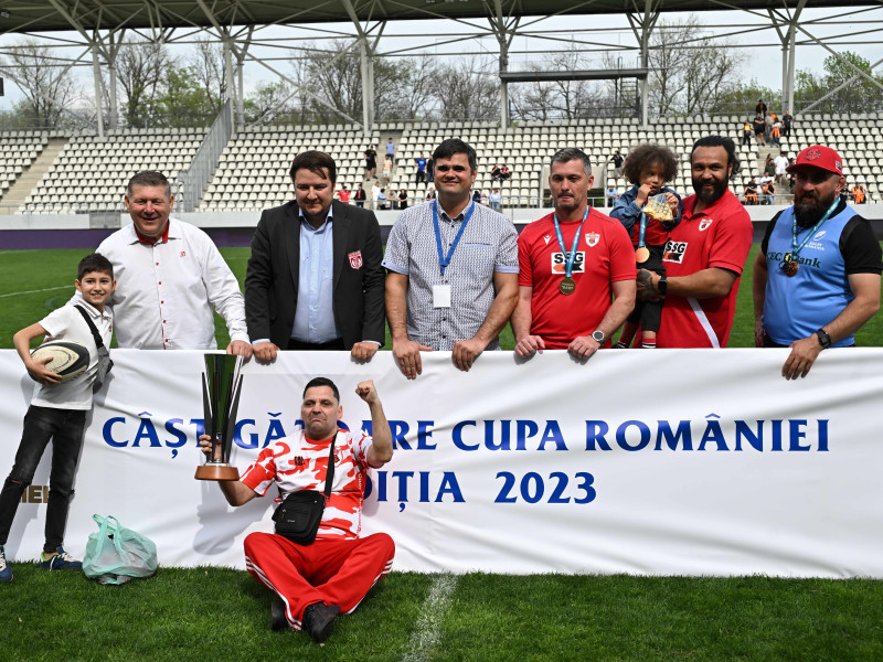 RUGBY:SCM USV TIMISOARA-DINAMO BUCURESTI, FINALA CUPEI ROMANIEI (6.04.2024)