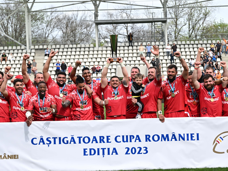 RUGBY:SCM USV TIMISOARA-DINAMO BUCURESTI, FINALA CUPEI ROMANIEI (6.04.2024)