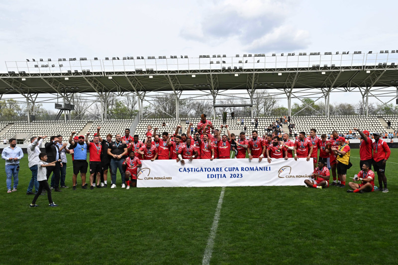RUGBY:SCM USV TIMISOARA-DINAMO BUCURESTI, FINALA CUPEI ROMANIEI (6.04.2024)