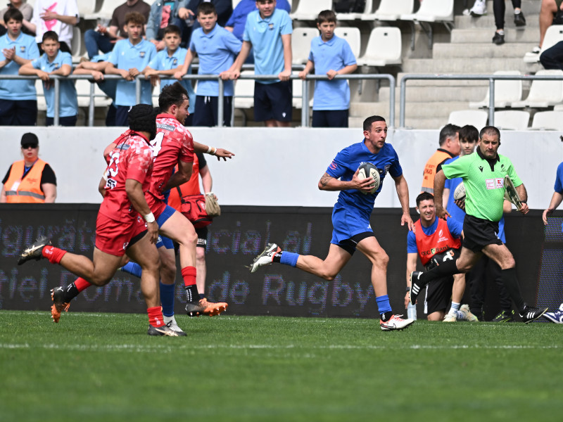 RUGBY:SCM USV TIMISOARA-DINAMO BUCURESTI, FINALA CUPEI ROMANIEI (6.04.2024)