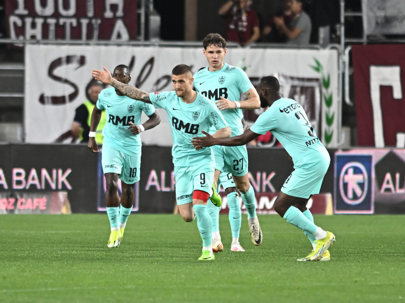 FOTBAL:RAPID BUCURESTI-CFR CLUJ, PLAY OFF SUPERLIGA SUPERBET (6.04.2024)