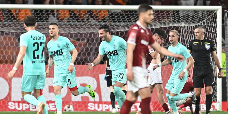 FOTBAL:RAPID BUCURESTI-CFR CLUJ, PLAY OFF SUPERLIGA SUPERBET (6.04.2024)