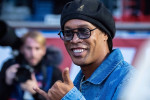 Ronaldinho FOOTBALL : Paris SG x FC Barcelone - Ligue des Champions - Quart de Finale - 10/04/2024 BaptisteAutissier/Pan