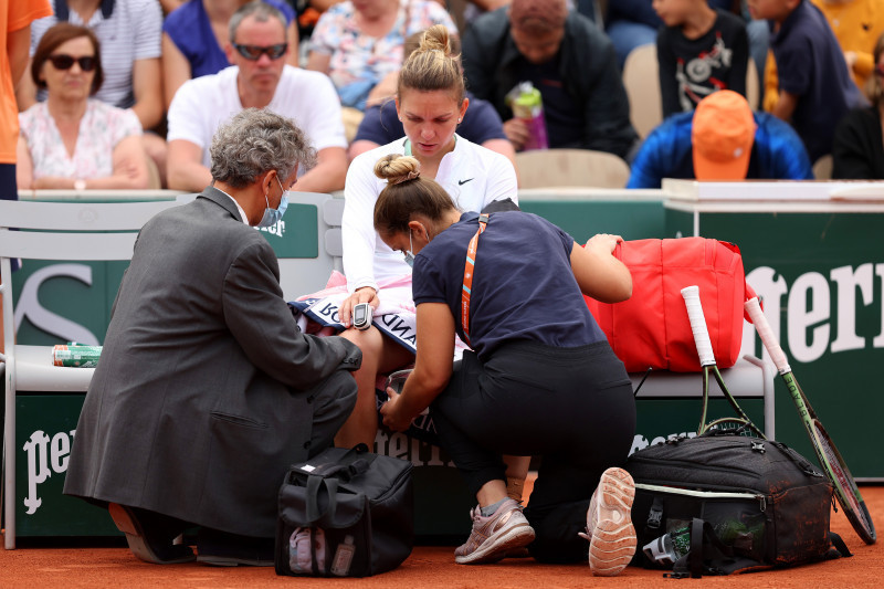 Simona Halep la Roland Garros. Sursa Foto, Getty (1)
