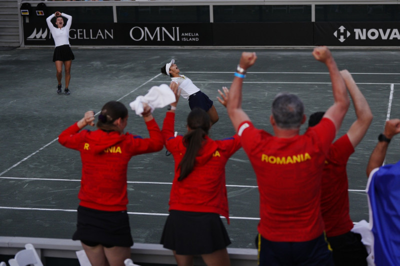 Tennis 2024: Billie Jean Cup - Romania v Ukraine