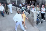 Kanye West’s wife Bianca Censori goes shoeless with bandaged feet as they visit Disneyland