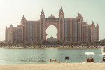Dubai city of superlatives the Palm Jumeirah Atlantis hotel in Marina Dubai